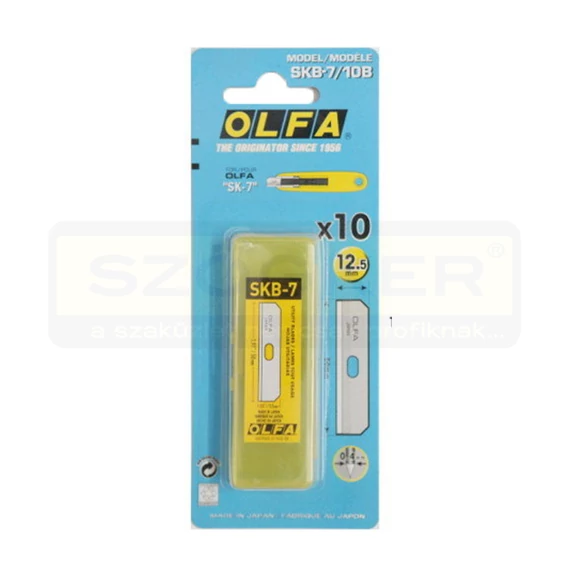 OLFA SKB-7/10B DEKORPENGE TRAPÉZ 12,5mm 10DB/CS.
