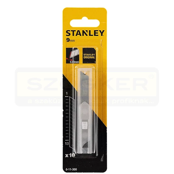 STANLEY 011300 DEKORPENGE TÖRHETŐ 9mm/0.43mm 10DB/CS.