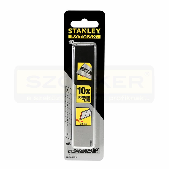 STANLEY STHT011818 DEKORPENGE TÖRHETŐ 18mm FATMAX KARBIDE 05DB/CS.