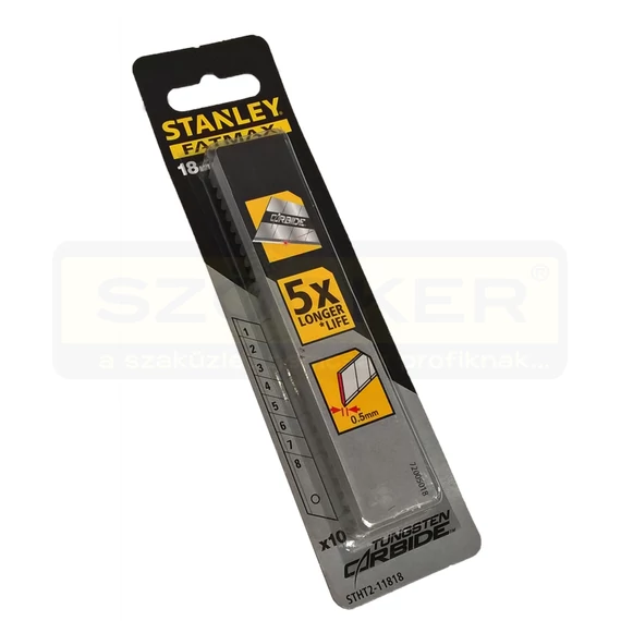 STANLEY 211818 DEKORPENGE TÖRHETŐ 18mm 10DB/CSOMAG FAT-MAX