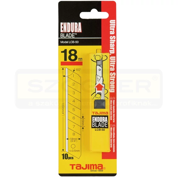 DEKORPENGE TÖRHETŐ 18mm 10DB/CSOMAG TAJIMA LB50CD