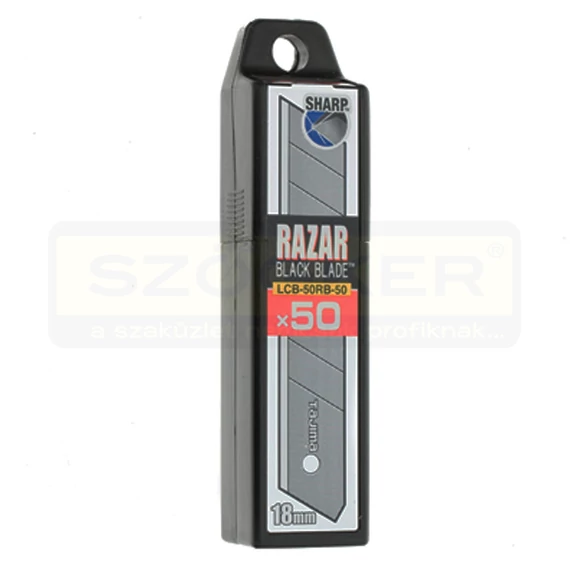 DEKORPENGE TÖRHETŐ 18mm 50DB/CSOMAG,RAZAR BLACK TAJIMA LCB50RB