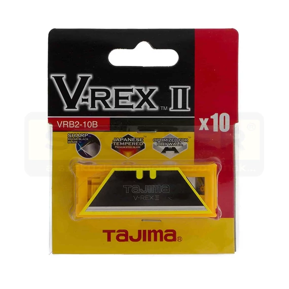 DEKORPENGE TRAPÉZ FEKETE 10DB/CSOMAG V-REX KÉSHEZ TAJIMA VRB2-10B