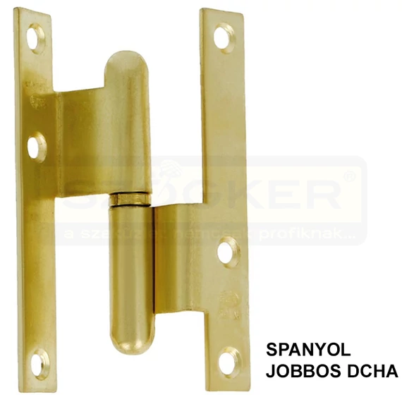 AMIG 1/317 DCHA HARMÓNIKAAJTÓ PÁNT 95*52*2mm REZEZETT SZÖGL.-HAJLÍTOTT JOBB