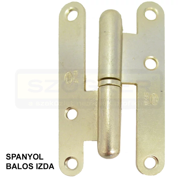 AMIG 405/17746 IZDA HARMÓNIKAAJTÓ PÁNT 95*52*2mm REZEZETT KEREKÍTETT-SIMA BAL