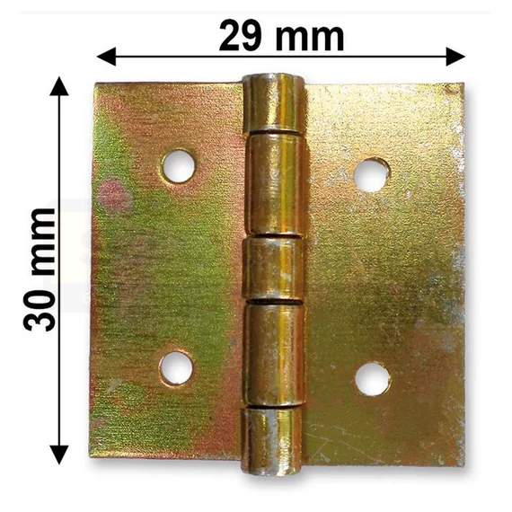CSUKLÓSPÁNT NORMÁLSZÉLES 30mm SÁRGAHORG. 30x30mm NYITOTT MAGYAR 232