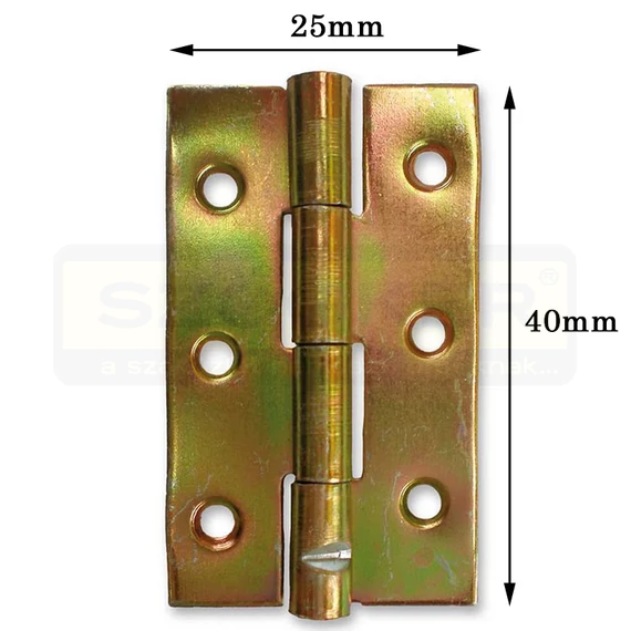 CSUKLÓSPÁNT KESKENY 040mm SÁRGAHORG. MAGYAR 210
