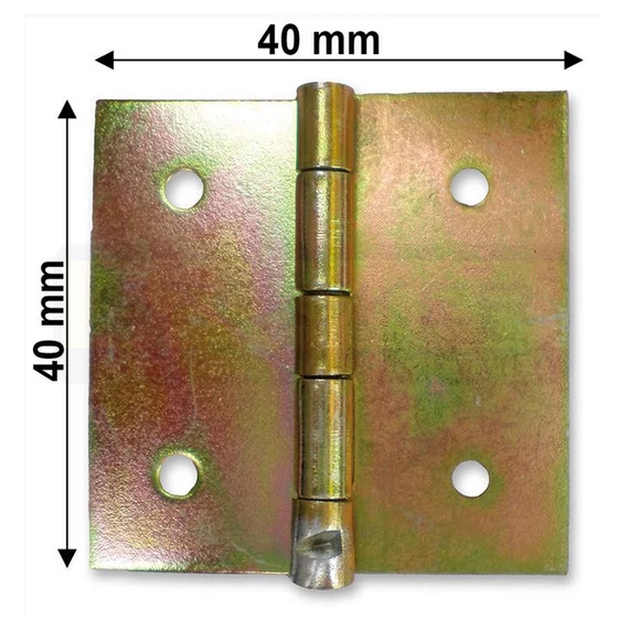 CSUKLÓSPÁNT NORMÁLSZÉLES 040mm SÁRGAHORG. 40x40mm NYITOTT MAGYAR 233