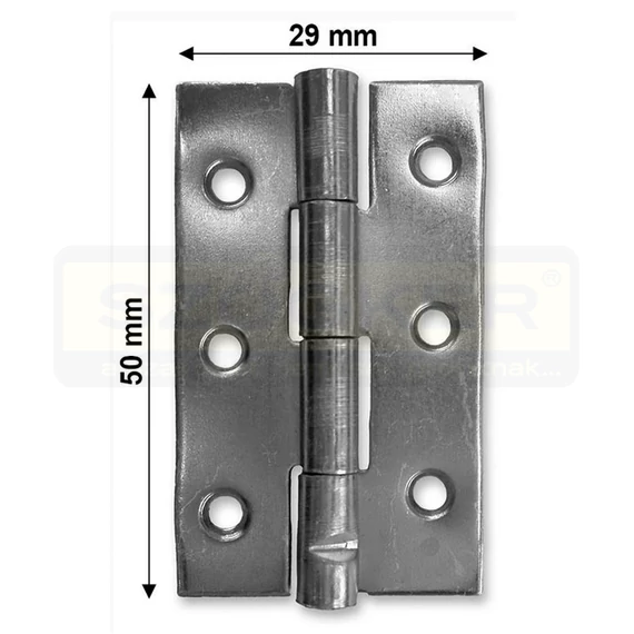 CSUKLÓSPÁNT KESKENY 050mm NATÚR 50x30 NYITOTT MAGYAR 201