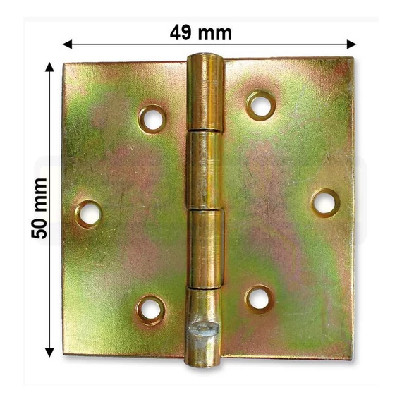 CSUKLÓSPÁNT NORMÁLSZÉLES 050mm SÁRGAHORG. 50x50mm NYITOTT MAGYAR 234