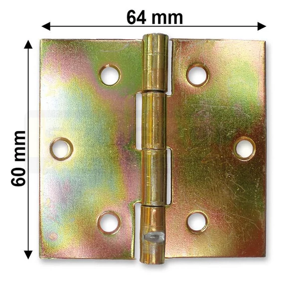 CSUKLÓSPÁNT NORMÁLSZÉLES 060mm SÁRGAHORG. 60x60 NYITOTT MAGYAR 235