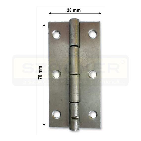 CSUKLÓSPÁNT KESKENY 070mm NATÚR 70x40 mm NYITOTT MAGYAR 203