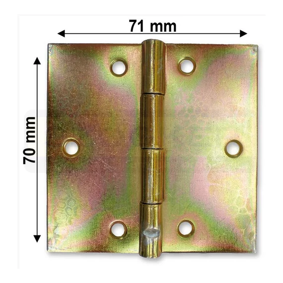 CSUKLÓSPÁNT NORMÁLSZÉLES 070mm SÁRGAHORG. 70x70 NYITOTT MAGYAR 236