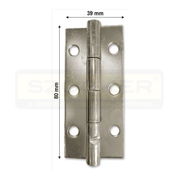 CSUKLÓSPÁNT KESKENY 080mm NATÚR 80x40 NYITOTT MAGYAR 204