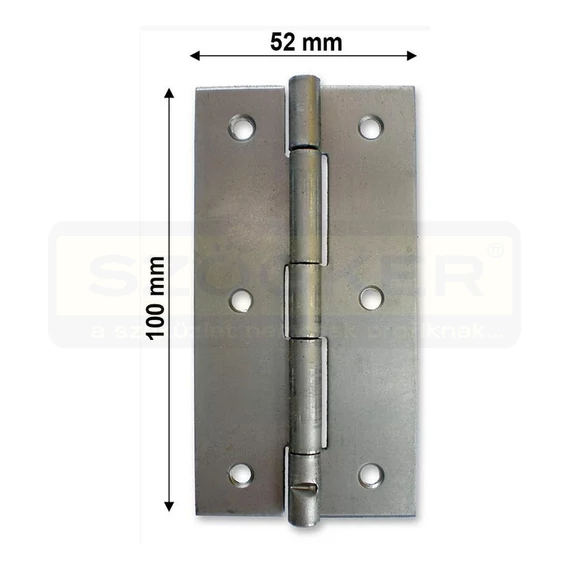CSUKLÓSPÁNT KESKENY 100mm NATÚR 100x50 NYITOTT MAGYAR 205