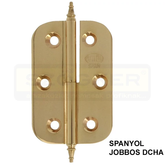 AMIG 1060/5211 DCHA DIÓPÁNT BÚTORHOZ 60*40 SR. KEREKÍTETT-DÍSZES JOBB