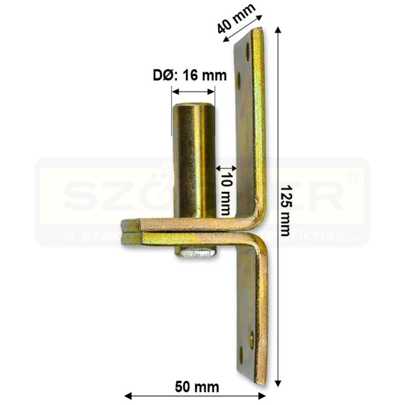 KAPUPÁNT FÜLCSAP D16/10 90° SHG. ELLENDARAB MAGYAR 505