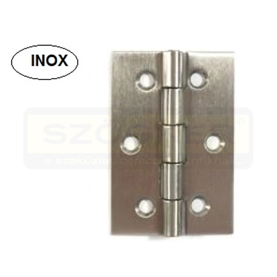 AJTÓZSANÉR 060*40mm INOX SZÖGLETES SIMA SH1002