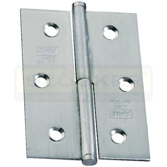 AJTÓPÁNT 80*60mm INOX SZÖGLETES SIMA BAL MHA 277 IZDA