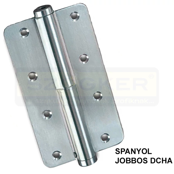 AJTÓPÁNT 140*80mm INOX KEREKÍTETT JOBB=DCHA MHA 457