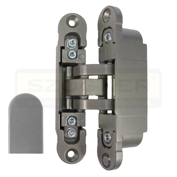 REJTETT ZSANÉR 120*23mm MATTNIKKEL FEDLAP 3D ÁLLÍTHATÓ OTLAV 230NM
