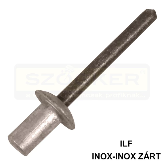 HÚZÓSZEGECS ZÁRT 4.0*12 FGF INOX-INOX DSU ILF