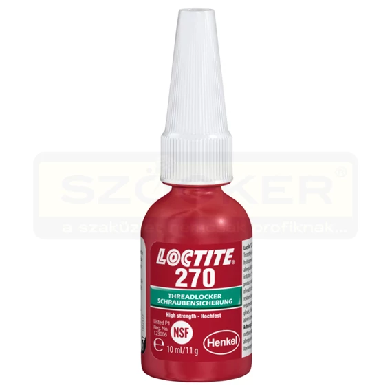 CSAVAR RÖGZÍTŐ 10ML ZÖLD NAGYSZILÁRDSÁGÚ LOCTITE 270