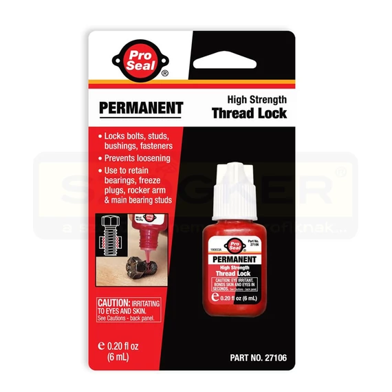 CSAVAR RÖGZÍTŐ PIROS 6ML NAGY SZILÁRDSÁGÚ NEM MOZD. PRO SEAL 27106