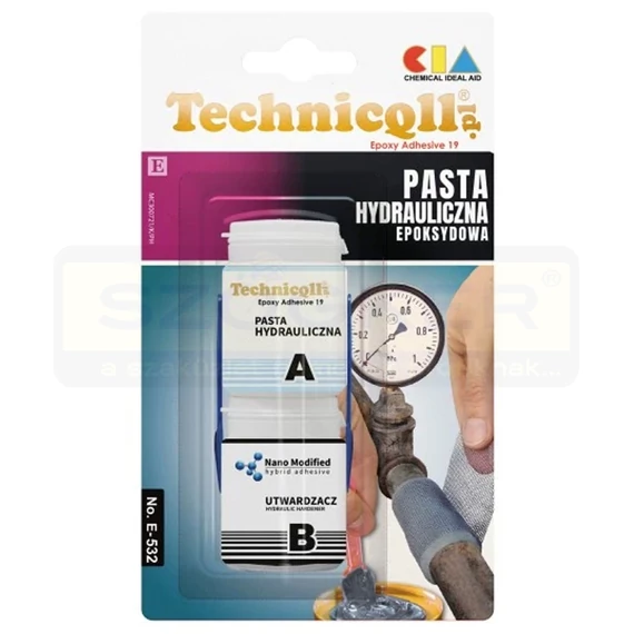 VÍZ ÉS FŰTÉSCSŐ JAVÍTÓ KÉSZLET KÉTKOMPONENSŰ 2*50ml TECHNICOLL E-532