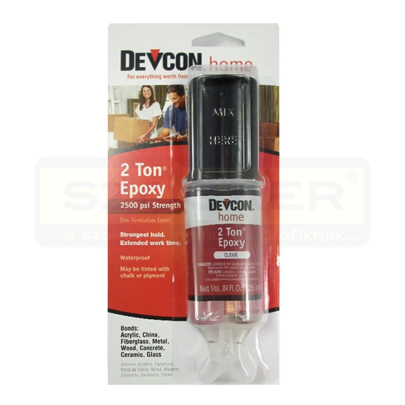 RAGASZTÓ EPOXY 25ML 30PERCES SZÍNTELEN 2TON EPOXY DEVCON S-31 31345