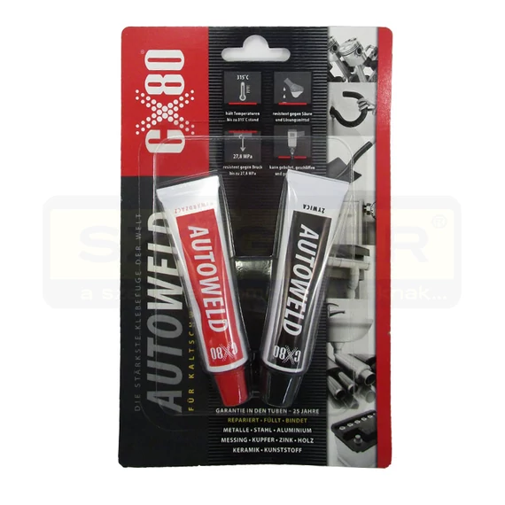 RAGASZTÓ EPOXY 2*27GR. HIDEGHEGESZTŐ AUTOWELD CX-80