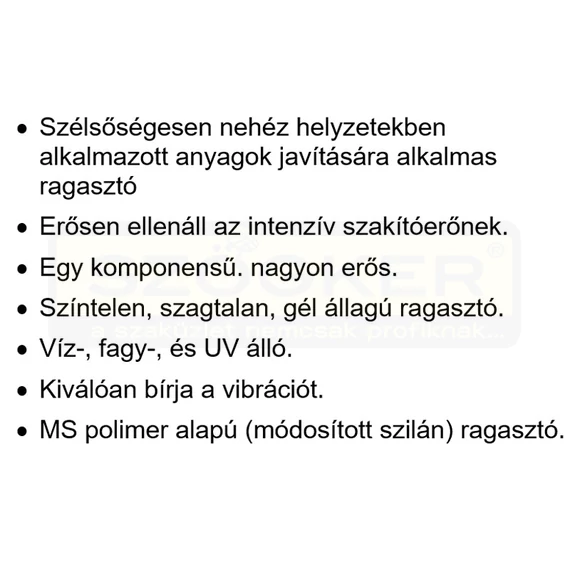 RAGASZTÓ 20ML MS POLIMER TECHNICQLL R-812