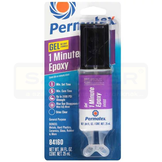 RAGASZTÓ EPOXY 25ML 1 PERCES LILA PERMATEX 84160