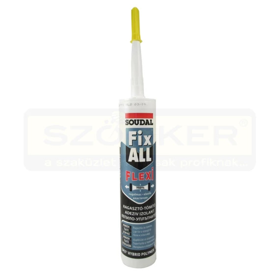 RAGASZTÓ ÉPÍTÉSI 290ML FIX-ALL FLEXI CLASSIC FEHÉR SOUDAL 111715