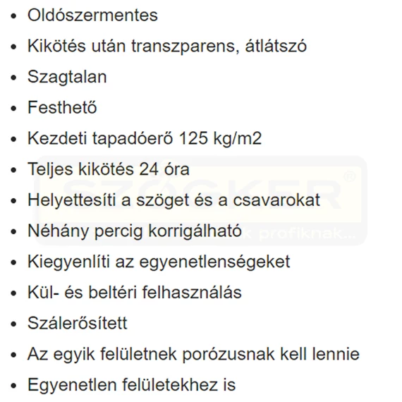 RAGASZTÓ ÉPÍTÉSI 310ml T-REX KÉK TRANSPARENS SOUDAL 125933