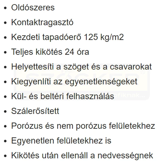 RAGASZTÓ ÉPÍTÉSI 380ml T-REX - BÉZS GYORSKÖTÉS SOUDAL 125932 LILA CÍMKE