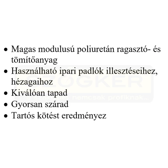 RAGASZTÓ-TÖMÍTŐ ÉPÍTÉSI SZÜRKE 40FC 310ML FLEXI.-ELASZTIKUS SOUDAL 146207