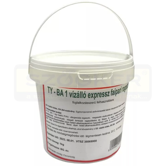 FARAGASZTÓ NAGYSZILÁRDSÁGÚ 1KG-OS EXPRESSZ-D3 VÍZÁLLÓ TY-BA 1