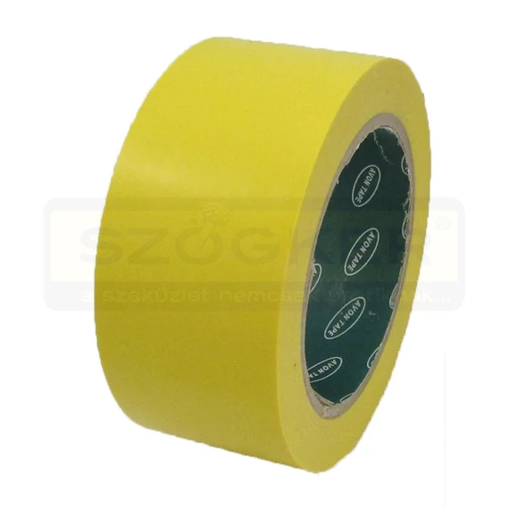 JELÖLŐSZALAG SÁRGA 33M 50mm SZÉLES ÖNTAPADÓS AVON 964-4010A