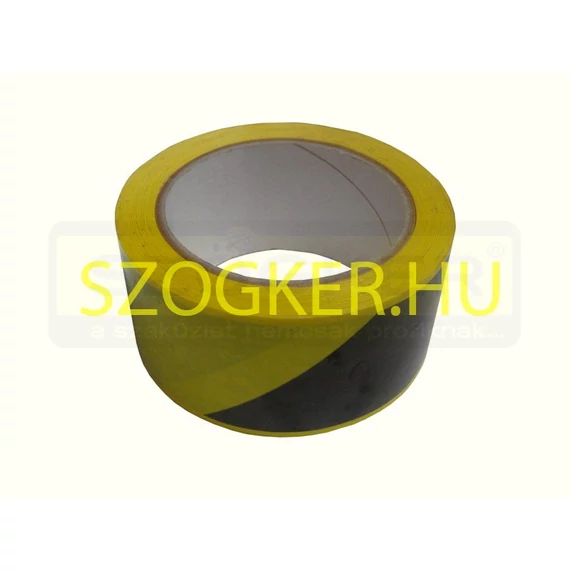 JELÖLŐSZALAG SÁRGA-FEKETE 200M 70mm SZÉLES NEM.ÖNT.- KORDON COVERGUARD G576GNCSPED/P
