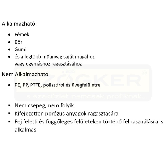 RAGASZTÓ PILLANAT 20GR. LOCTITE 454/20