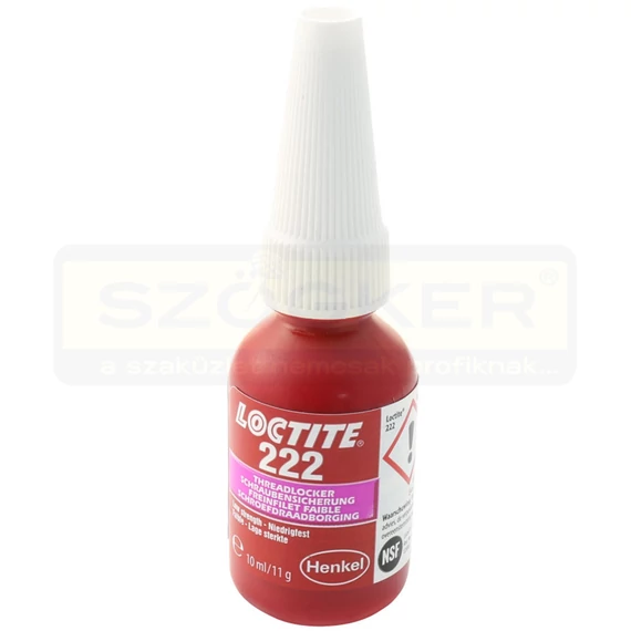 CSAVAR RÖGZÍTŐ 10ML KIS SZILÁRDSÁGÚ LOCTITE 222/10