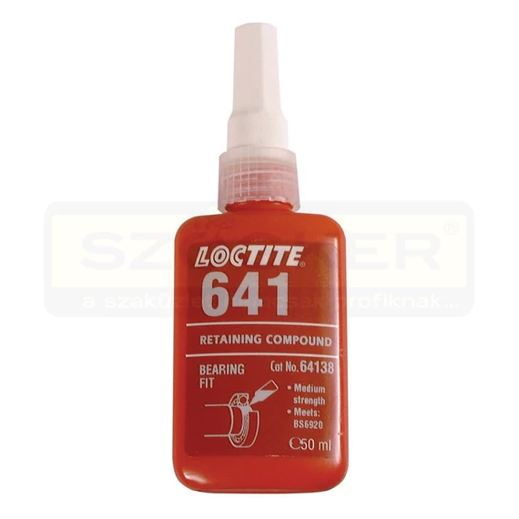 CSAPÁGY RÖGZÍTŐ 50ML KÖZEPES SZILÁRDSÁG LOCTITE 641/50