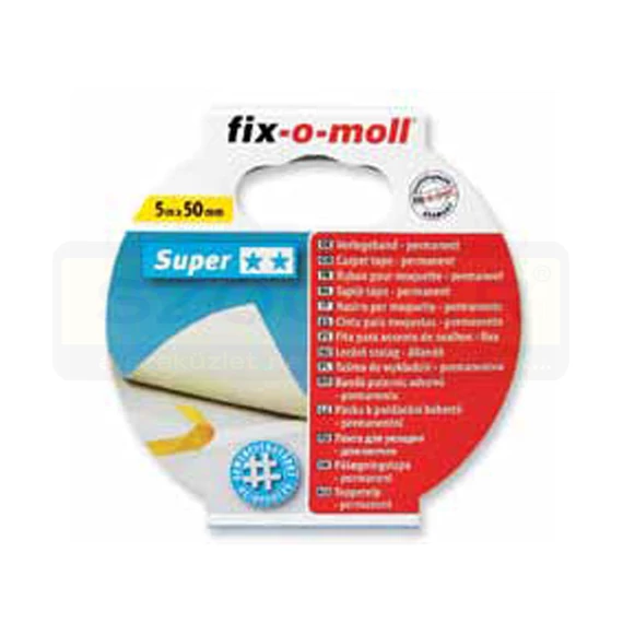 FIX-O-MOLL 502550 KÉTOLDALAS RAGASZTÓSZALAG 25M*50mm EXTRA