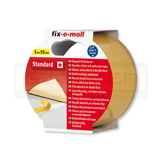 FIX-O-MOLL 3563195-525500 KÉTOLDALAS RAGASZTÓSZALAG 5M*50mm STANDARD SZŐNYEGRAG.