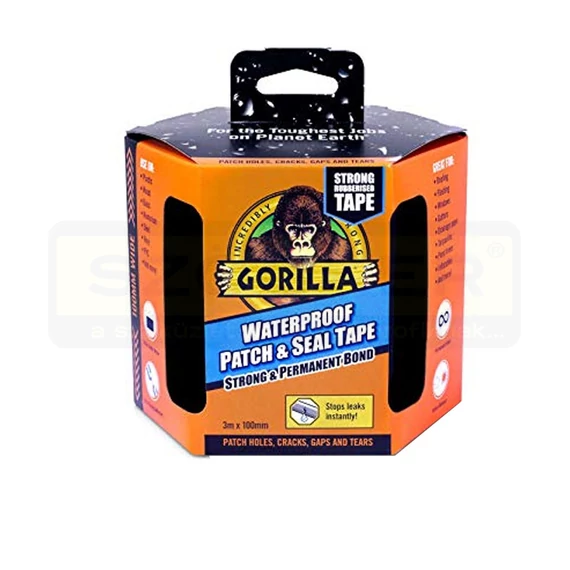 RAGASZTÓSZALAG FEKETE 100mm*3M VÍZÁLLÓ GORILLA 3044720