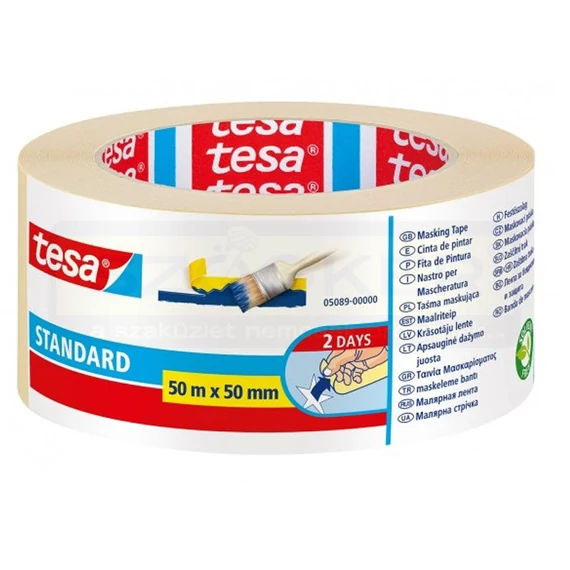 TESA SZALAG 51023-0004 KITAKARÓ SZALAG 50mm*50M KREPP NATÚR FESTŐSZALAG