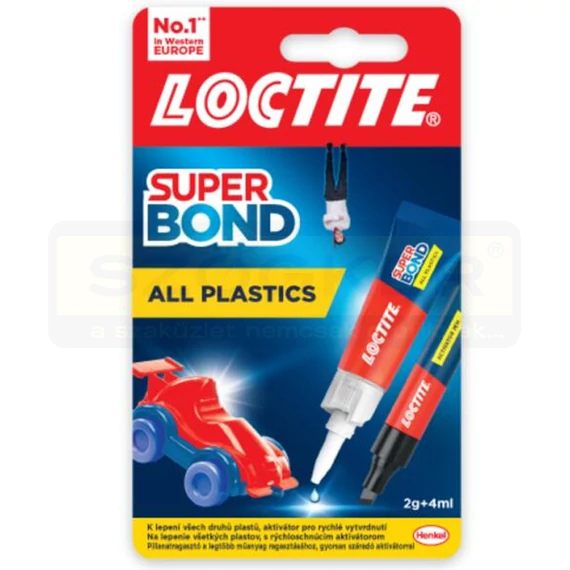 RAGASZTÓ PILLANAT 2GR+4ml SUPER BOND ALL PLASTICS LOCTITE 2733065