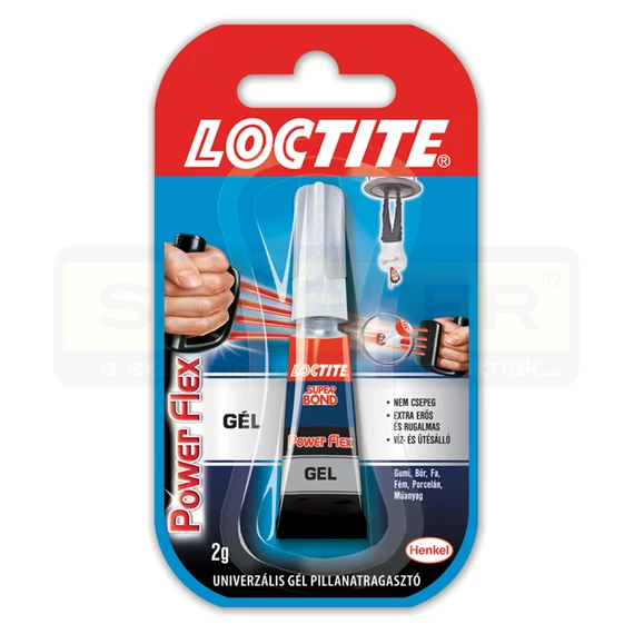 RAGASZTÓ PILLANAT 2GR SUPER BOND GÉL - POWER FLEX LOCTITE PHRLO02-225007