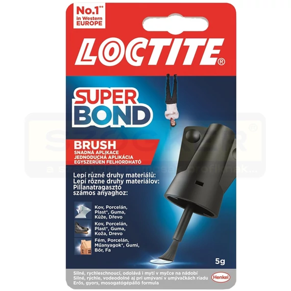 RAGASZTÓ PILLANAT GÉL 5GR SUPER BOND BRUSH ECSETES LOCTITE 2732969